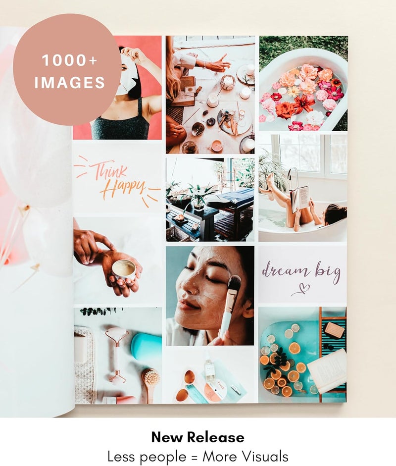 Lamare Vision Board Book - 1000+ Aesthetic Vision Board Images & Motivational Quotes, Vision Board Supplies, Vision Board Kit, Collage Book for Manifestation, Self Care & Goal Setting - Image 2